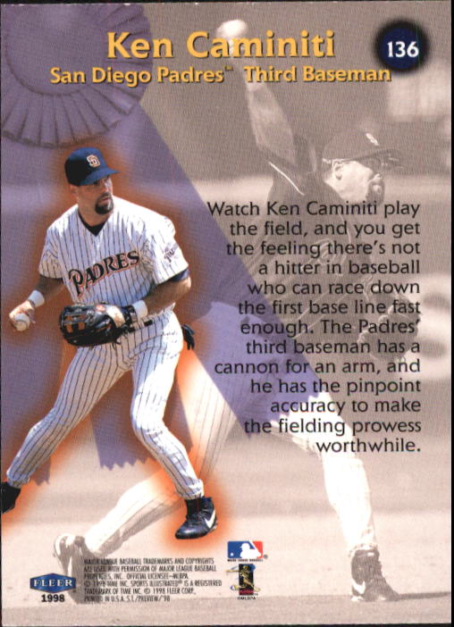 1998 Sports Illustrated Baseball (Fleer) Baseball "Main Set" Cards - Picture 147 of 198