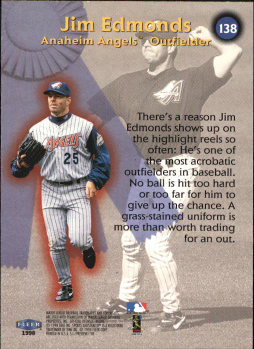 1998 Sports Illustrated Baseball (Fleer) Baseball "Main Set" Cards - Picture 149 of 198