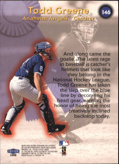 1998 Sports Illustrated Baseball (Fleer) Baseball "Main Set" Cards - Picture 155 of 198