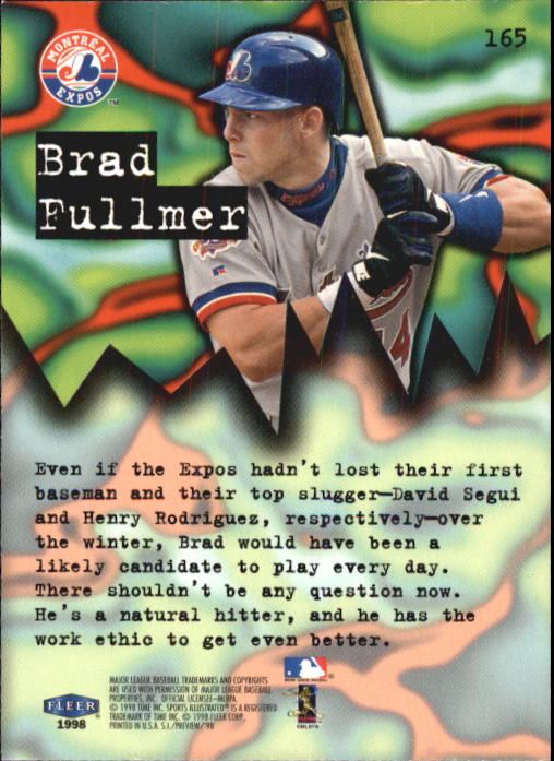 1998 Sports Illustrated Baseball (Fleer) Baseball "Main Set" Cards - Picture 169 of 198