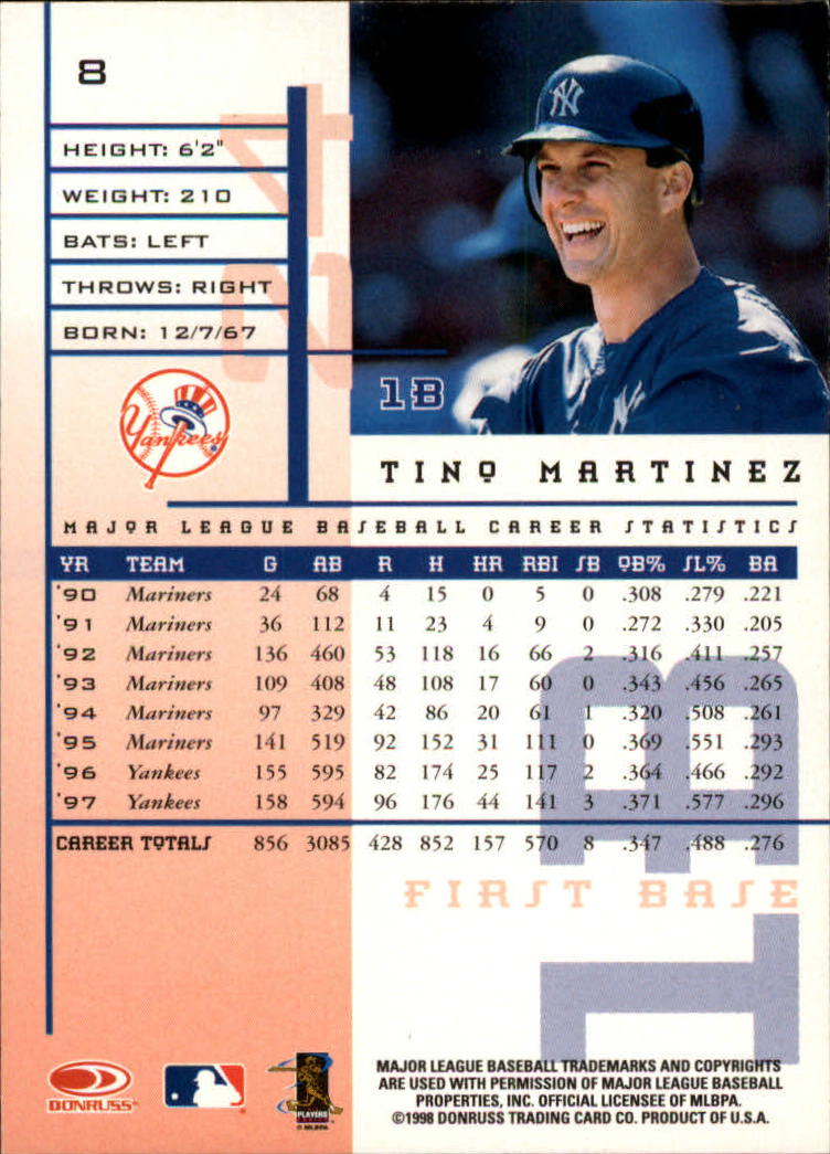 1998 Leaf Rookies and Stars Baseball "Main Set" Cards - Picture 7 of 217