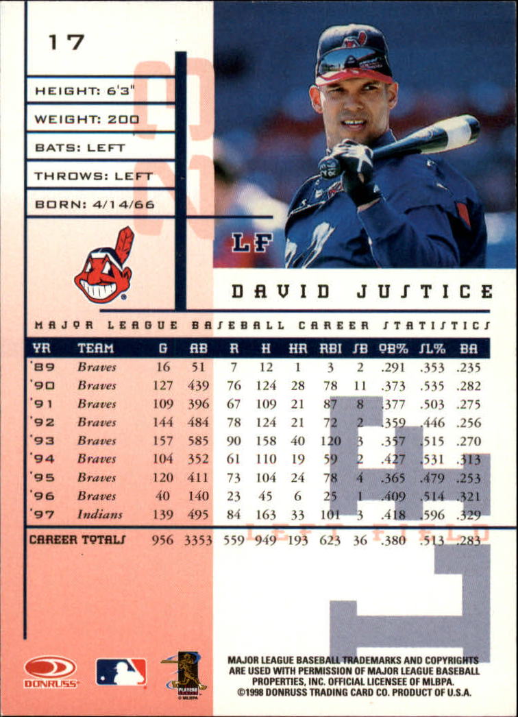 1998 Leaf Rookies and Stars Baseball "Main Set" Cards - Picture 17 of 217