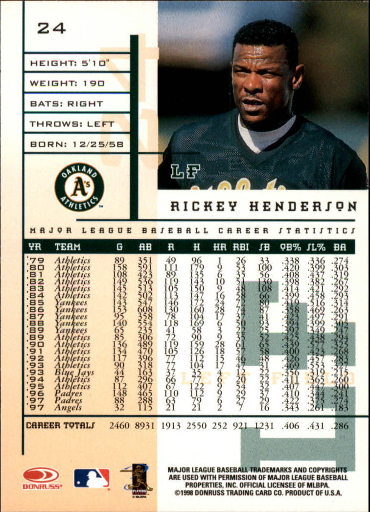 1998 Leaf Rookies and Stars Baseball "Main Set" Cards - Picture 25 of 217