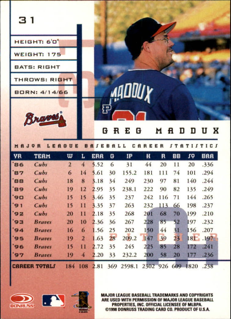 1998 Leaf Rookies and Stars Baseball "Main Set" Cards - Picture 33 of 217