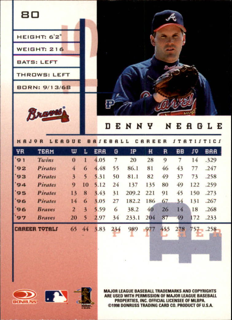1998 Leaf Rookies and Stars Baseball "Main Set" Cards - Picture 77 of 217