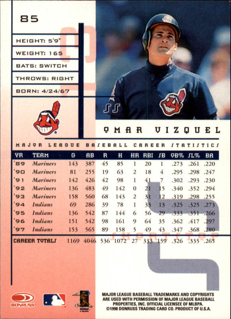 1998 Leaf Rookies and Stars Baseball "Main Set" Cards - Picture 83 of 217