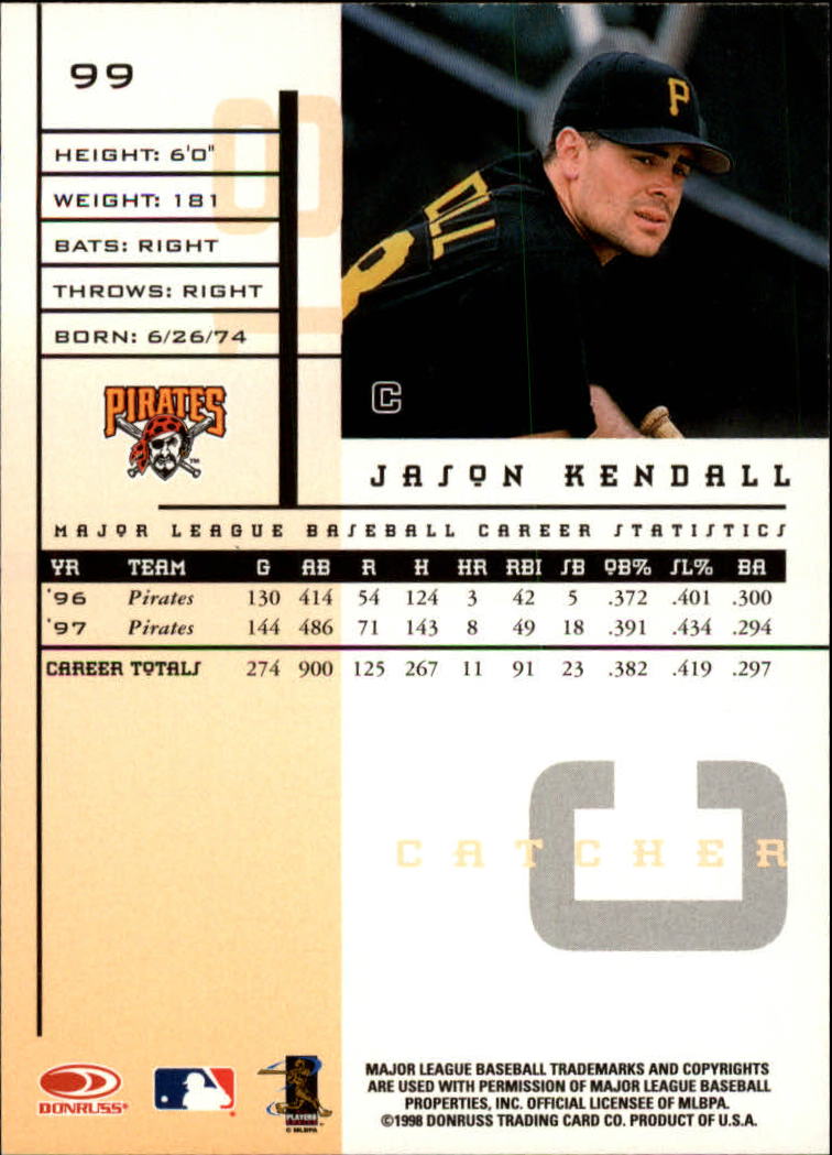 1998 Leaf Rookies and Stars Baseball "Main Set" Cards - Picture 97 of 217