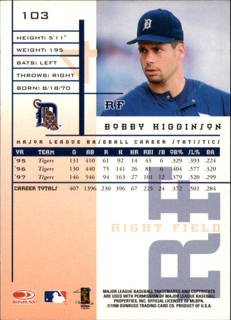 1998 Leaf Rookies and Stars Baseball "Main Set" Cards - Picture 103 of 217