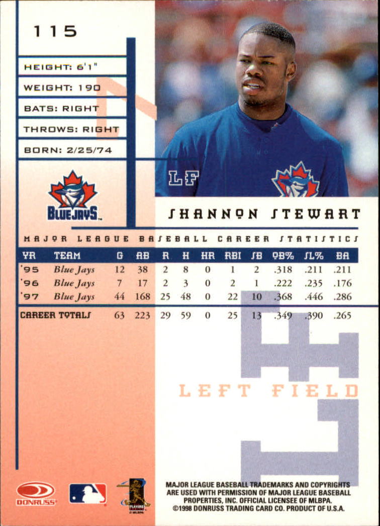 1998 Leaf Rookies and Stars Baseball "Main Set" Cards - Picture 121 of 217