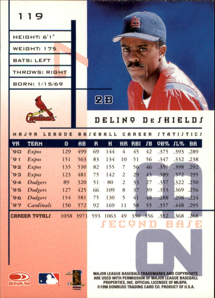1998 Leaf Rookies and Stars Baseball "Main Set" Cards - Picture 129 of 217