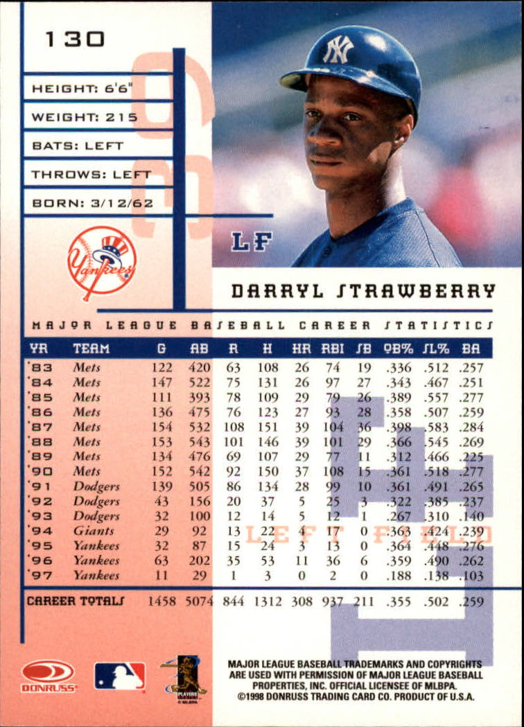 1998 Leaf Rookies and Stars Baseball "Main Set" Cards - Picture 137 of 217