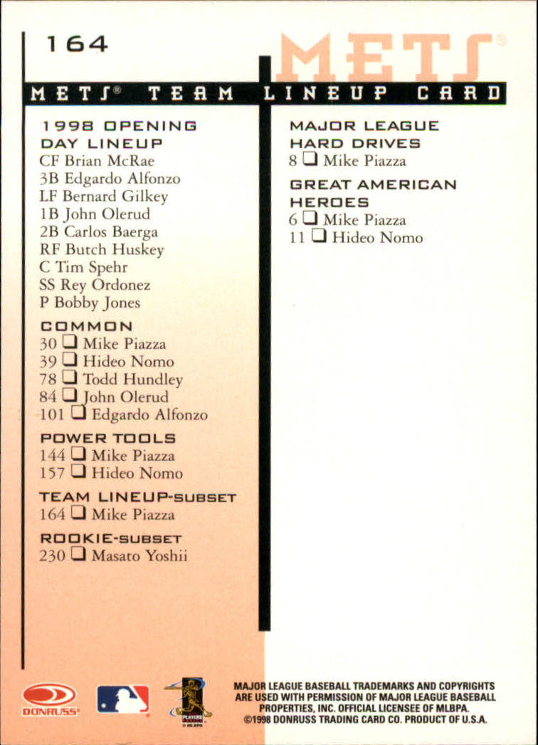 1998 Leaf Rookies and Stars Baseball "Main Set" Cards - Picture 143 of 217