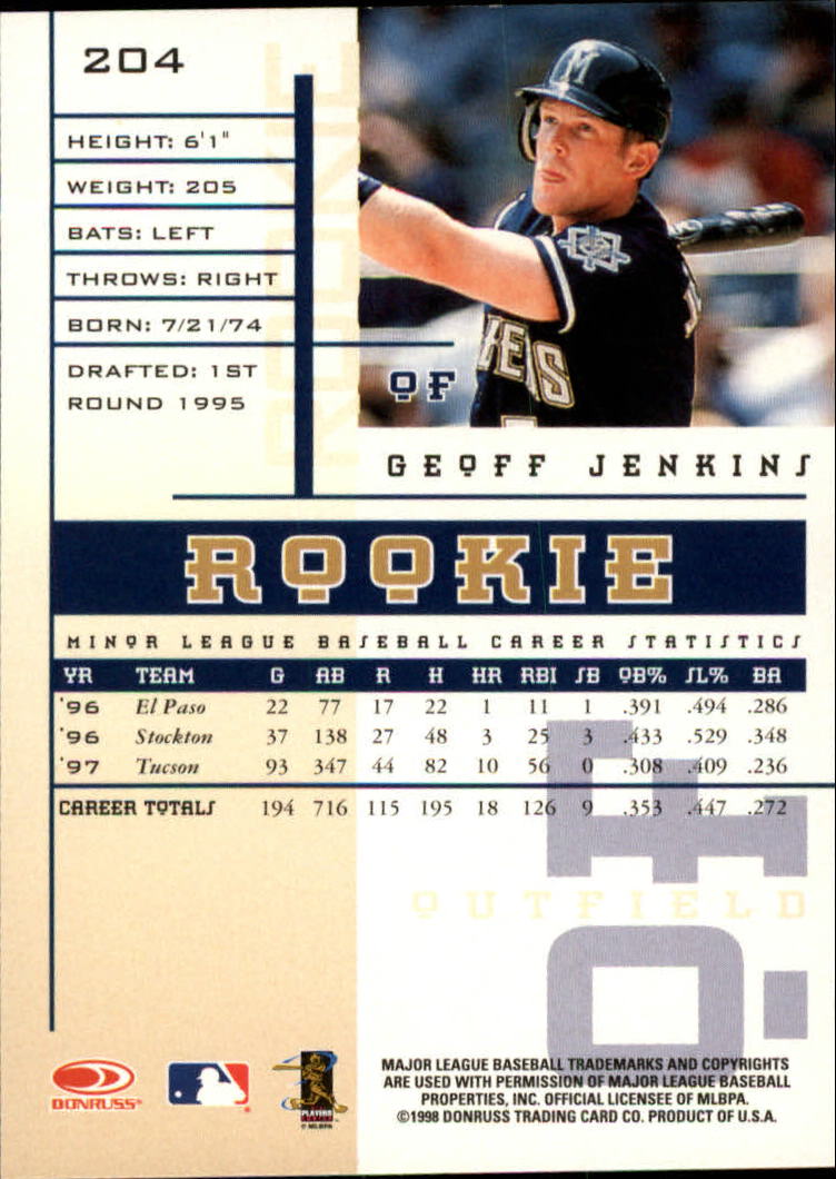 1998 Leaf Rookies and Stars Baseball "Main Set" Cards - Picture 151 of 217