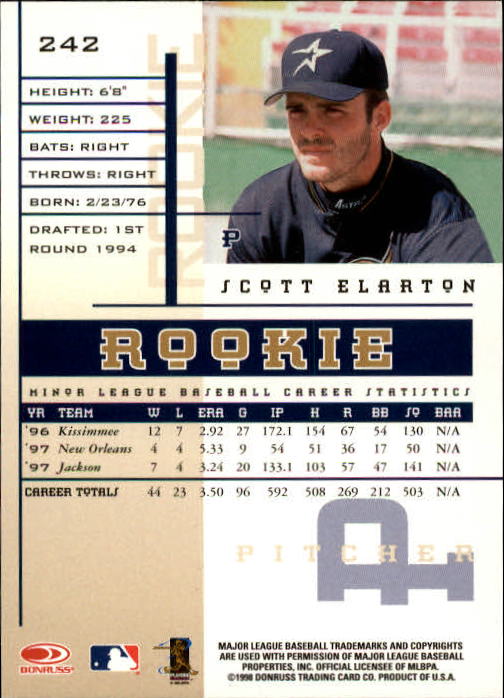 1998 Leaf Rookies and Stars Baseball "Main Set" Cards - Picture 169 of 217