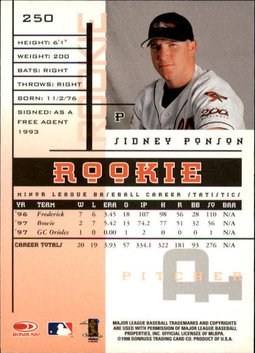 1998 Leaf Rookies and Stars Baseball "Main Set" Cards - Picture 173 of 217