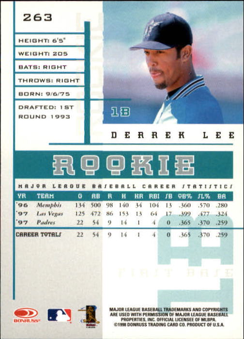 1998 Leaf Rookies and Stars Baseball "Main Set" Cards - Picture 181 of 217