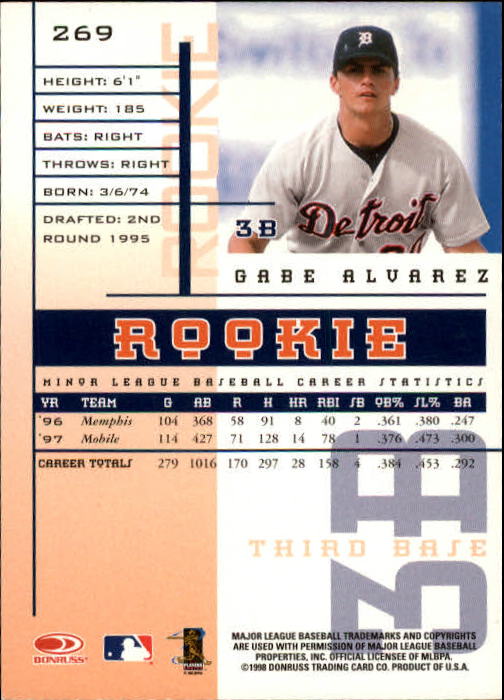 1998 Leaf Rookies and Stars Baseball "Main Set" Cards - Picture 183 of 217
