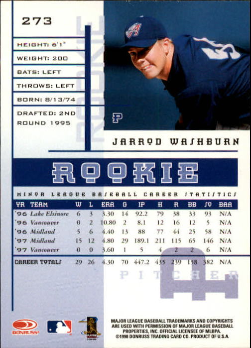 1998 Leaf Rookies and Stars Baseball "Main Set" Cards - Picture 187 of 217