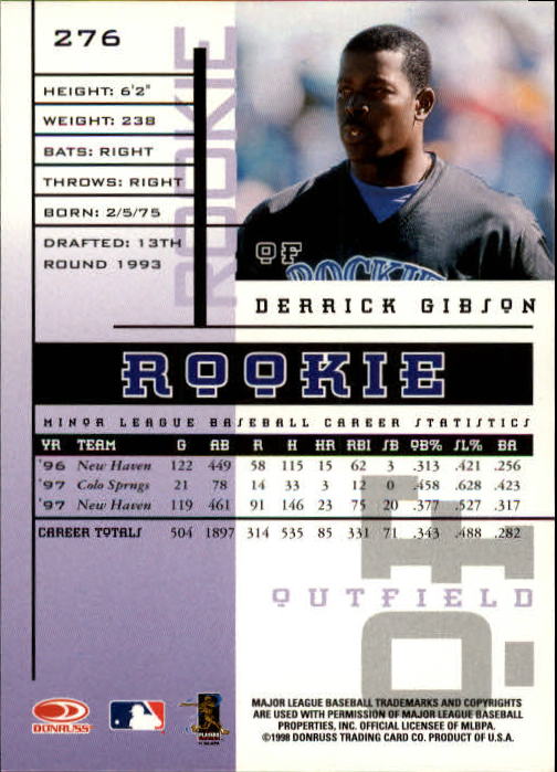 1998 Leaf Rookies and Stars Baseball "Main Set" Cards - Picture 191 of 217