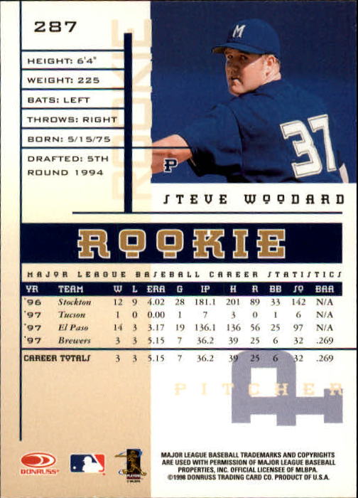 1998 Leaf Rookies and Stars Baseball "Main Set" Cards - Picture 199 of 217