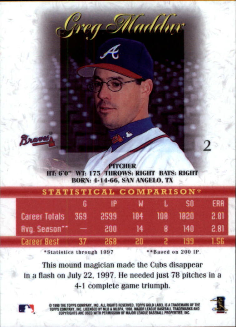 July 22, 1997: Greg Maddux's 78-pitch complete game