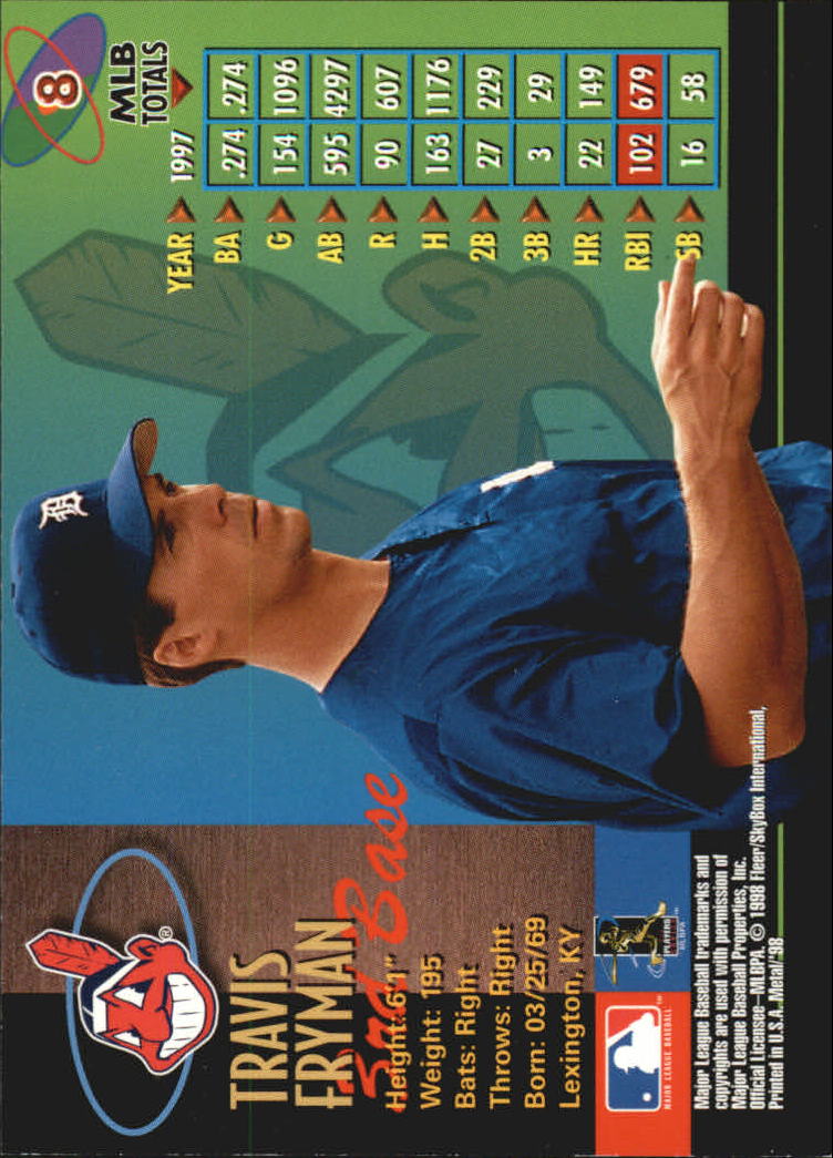 1998 Metal Universe Baseball "Main Set" Cards - Picture 17 of 441