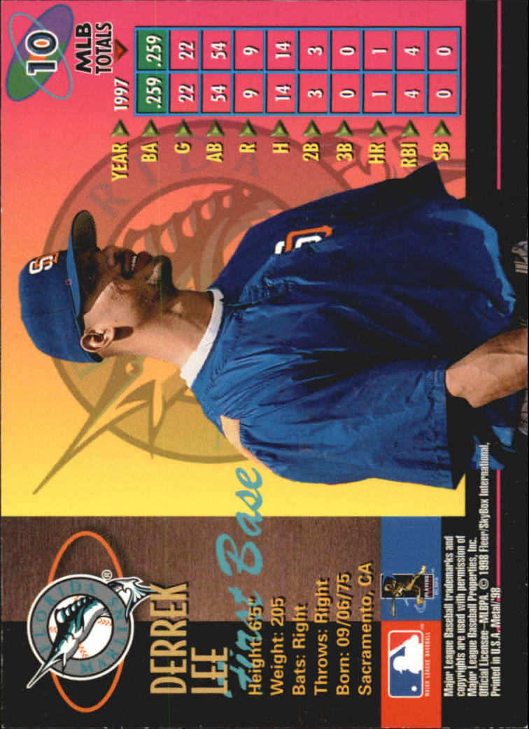 1998 Metal Universe Baseball "Main Set" Cards - Picture 21 of 441