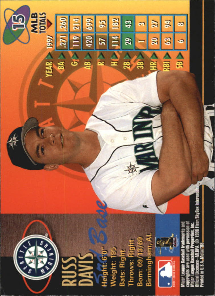 1998 Metal Universe Baseball "Main Set" Cards - Picture 31 of 441