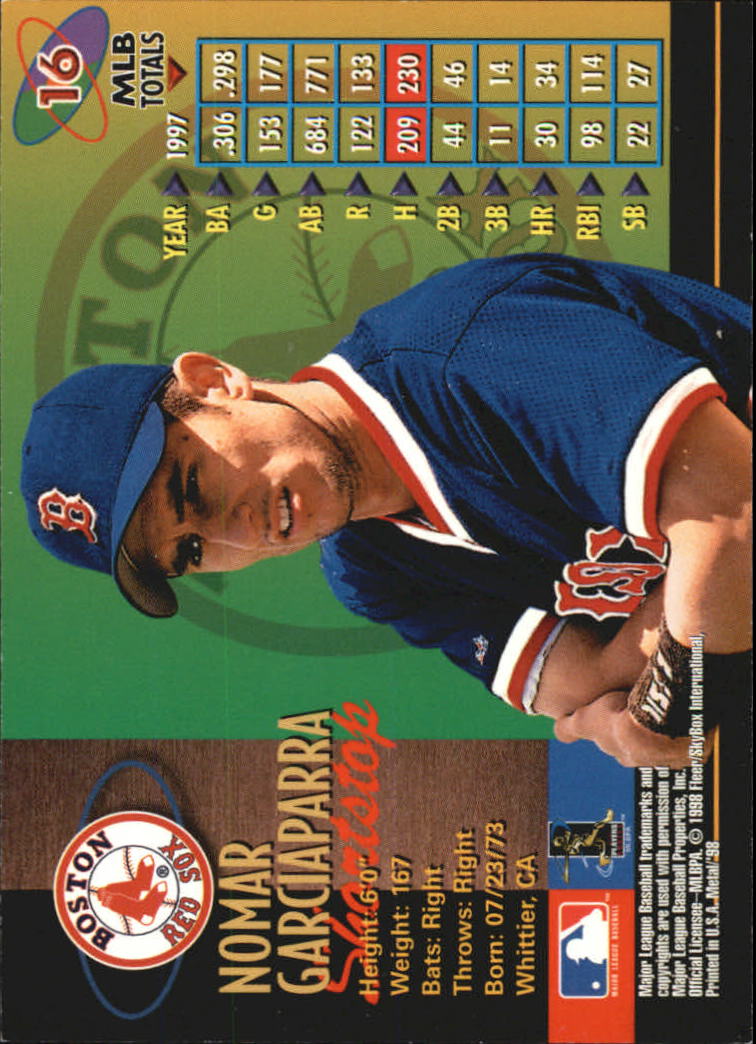 1998 Metal Universe Baseball "Main Set" Cards - Picture 33 of 441