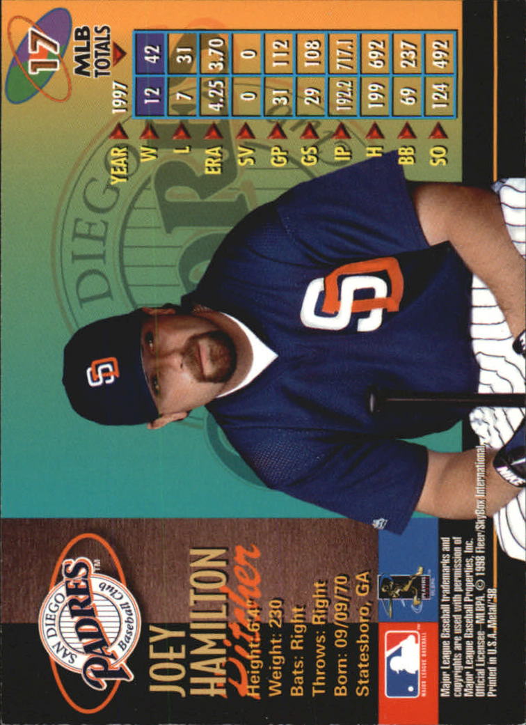 1998 Metal Universe Baseball "Main Set" Cards - Picture 35 of 441