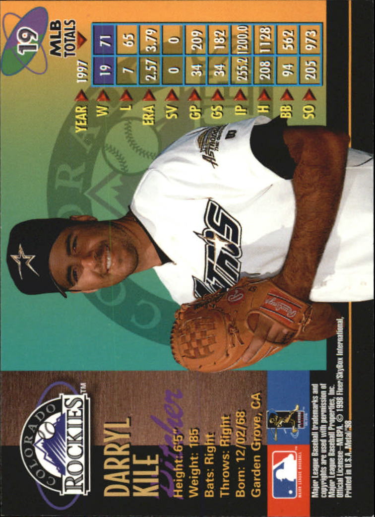 1998 Metal Universe Baseball "Main Set" Cards - Picture 39 of 441