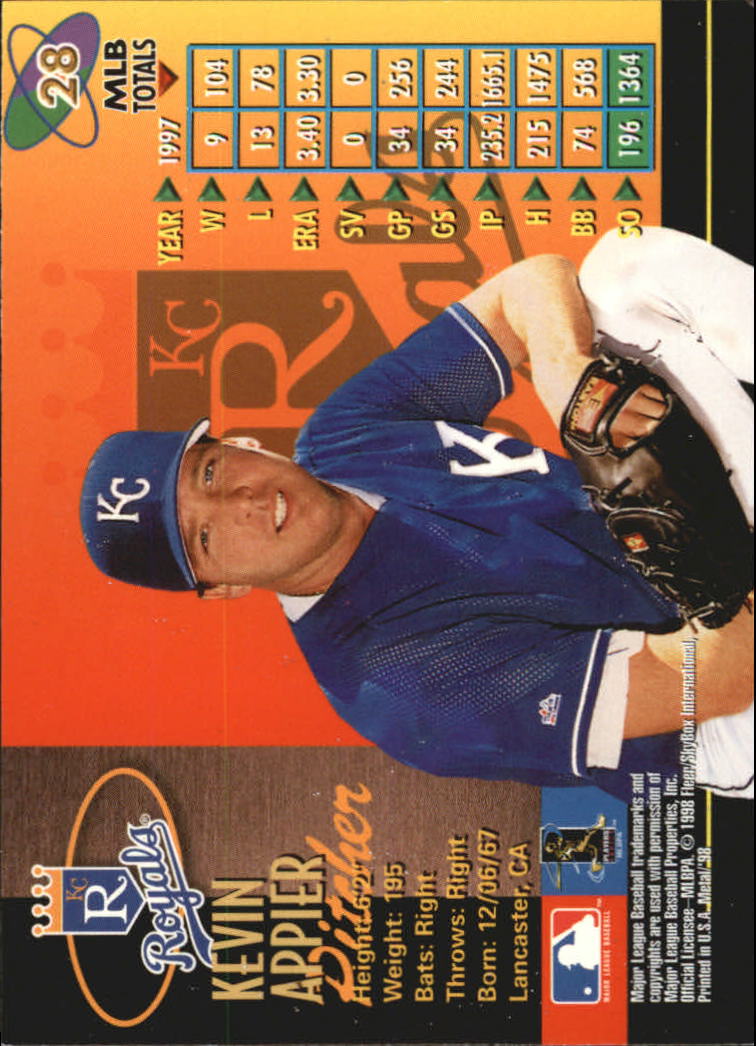 1998 Metal Universe Baseball "Main Set" Cards - Picture 57 of 441