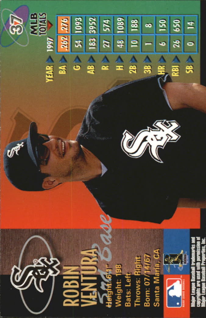 1998 Metal Universe Baseball "Main Set" Cards - Picture 75 of 441