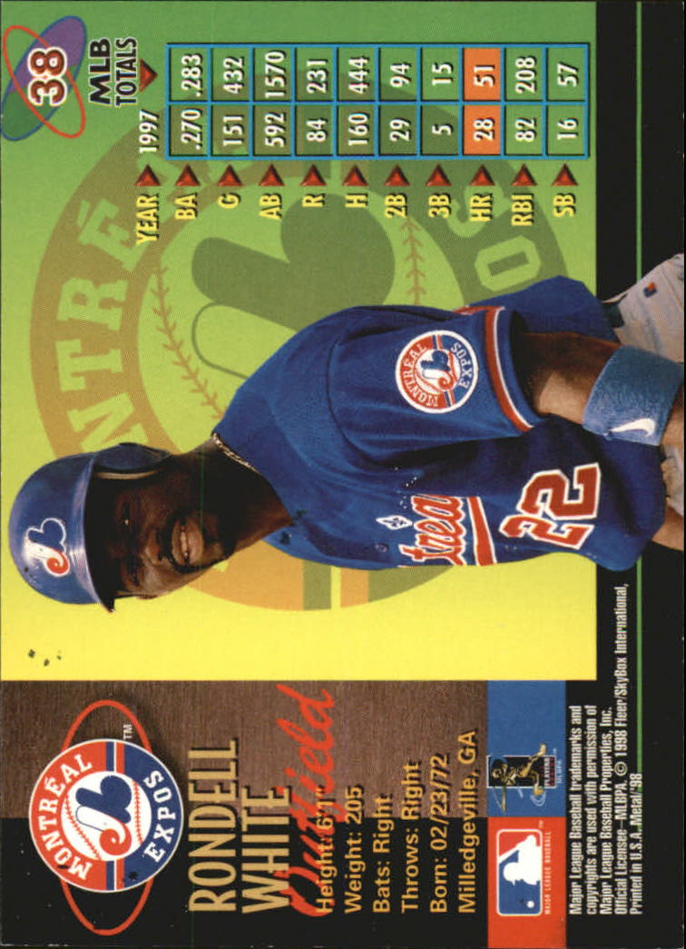 1998 Metal Universe Baseball "Main Set" Cards - Picture 77 of 441