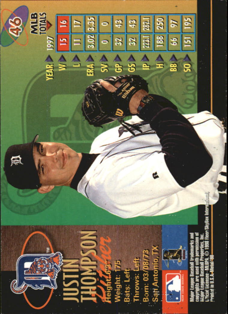 1998 Metal Universe Baseball "Main Set" Cards - Picture 93 of 441