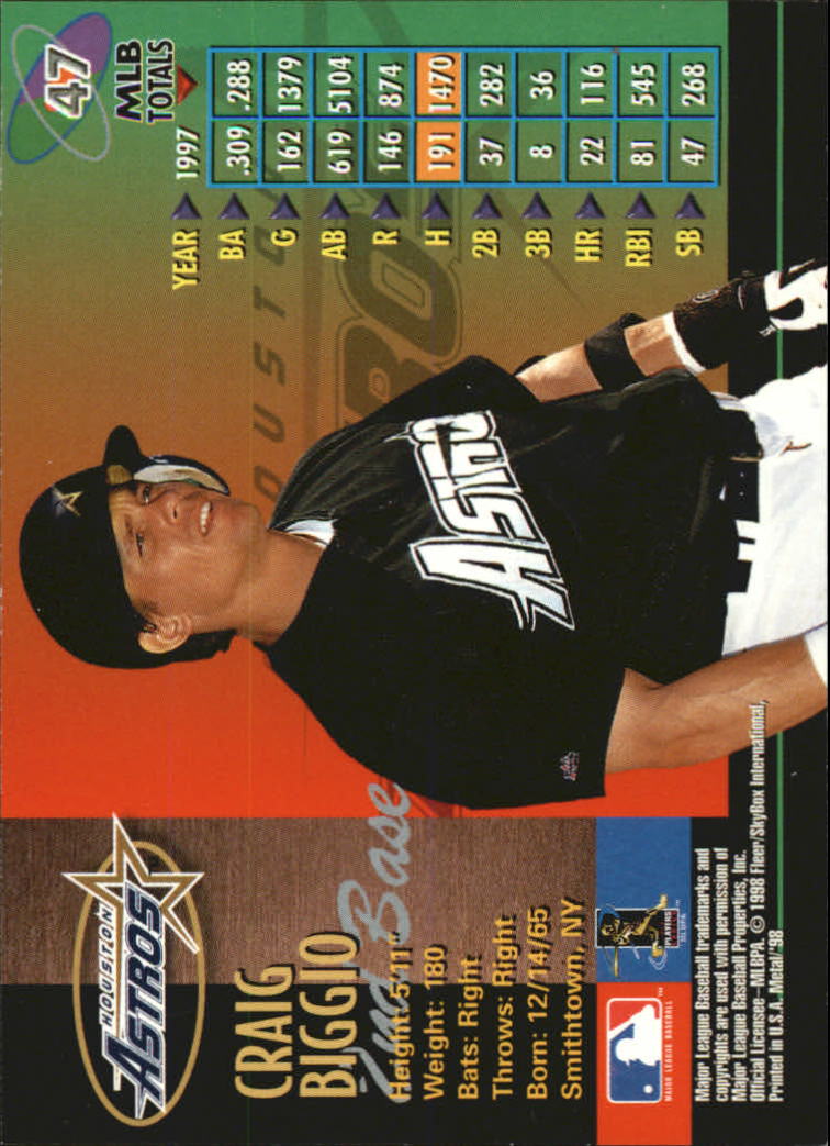 1998 Metal Universe Baseball "Main Set" Cards - Picture 95 of 441
