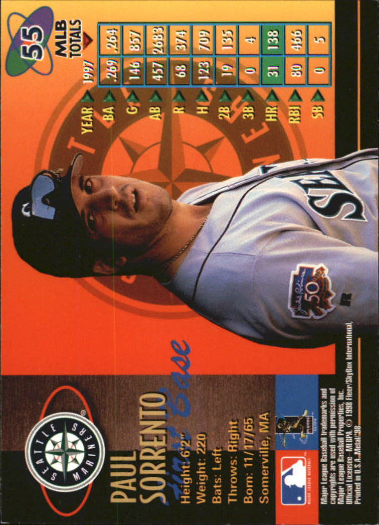 1998 Metal Universe Baseball "Main Set" Cards - Picture 111 of 441