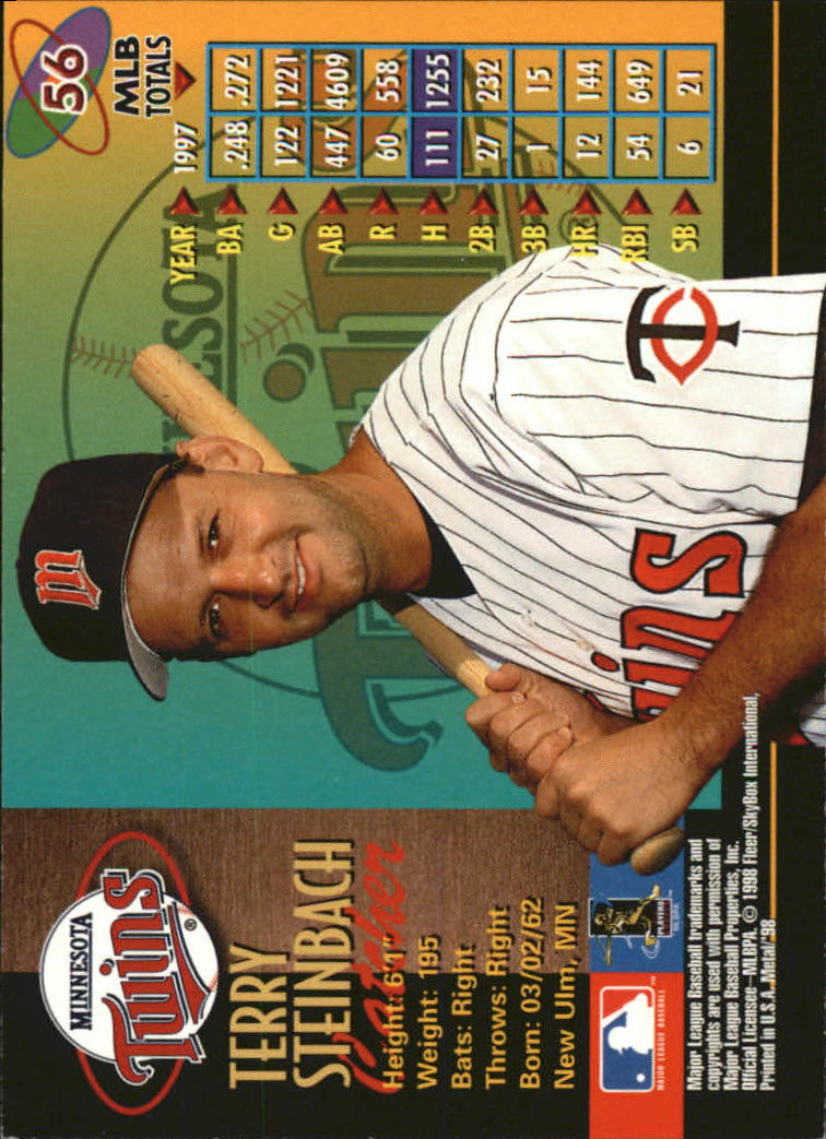 1998 Metal Universe Baseball "Main Set" Cards - Picture 113 of 441