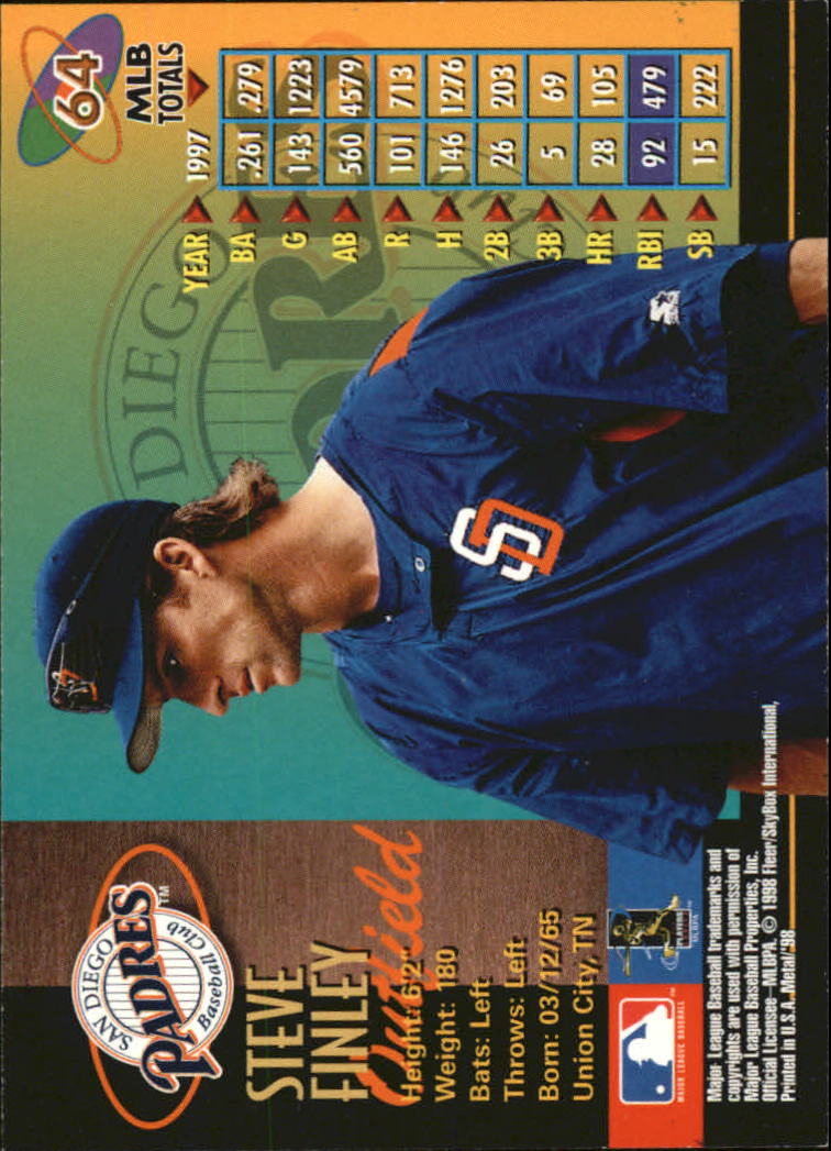 1998 Metal Universe Baseball "Main Set" Cards - Picture 129 of 441