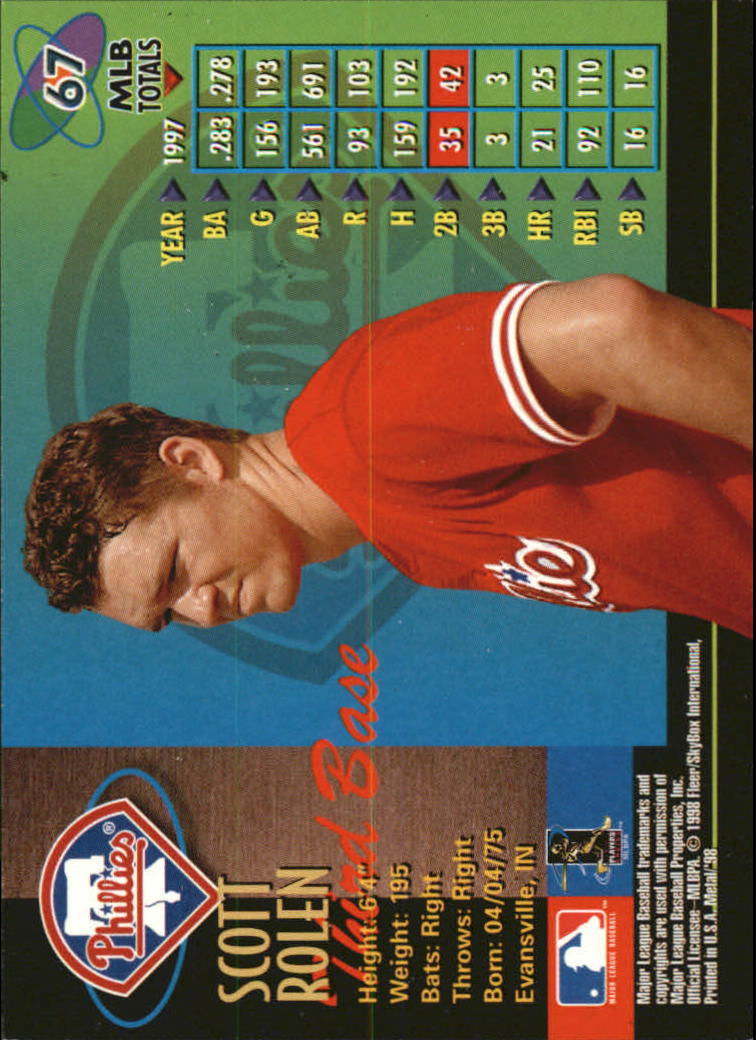 1998 Metal Universe Baseball "Main Set" Cards - Picture 135 of 441