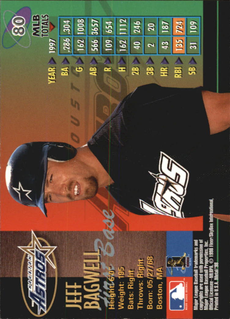 1998 Metal Universe Baseball "Main Set" Cards - Picture 161 of 441