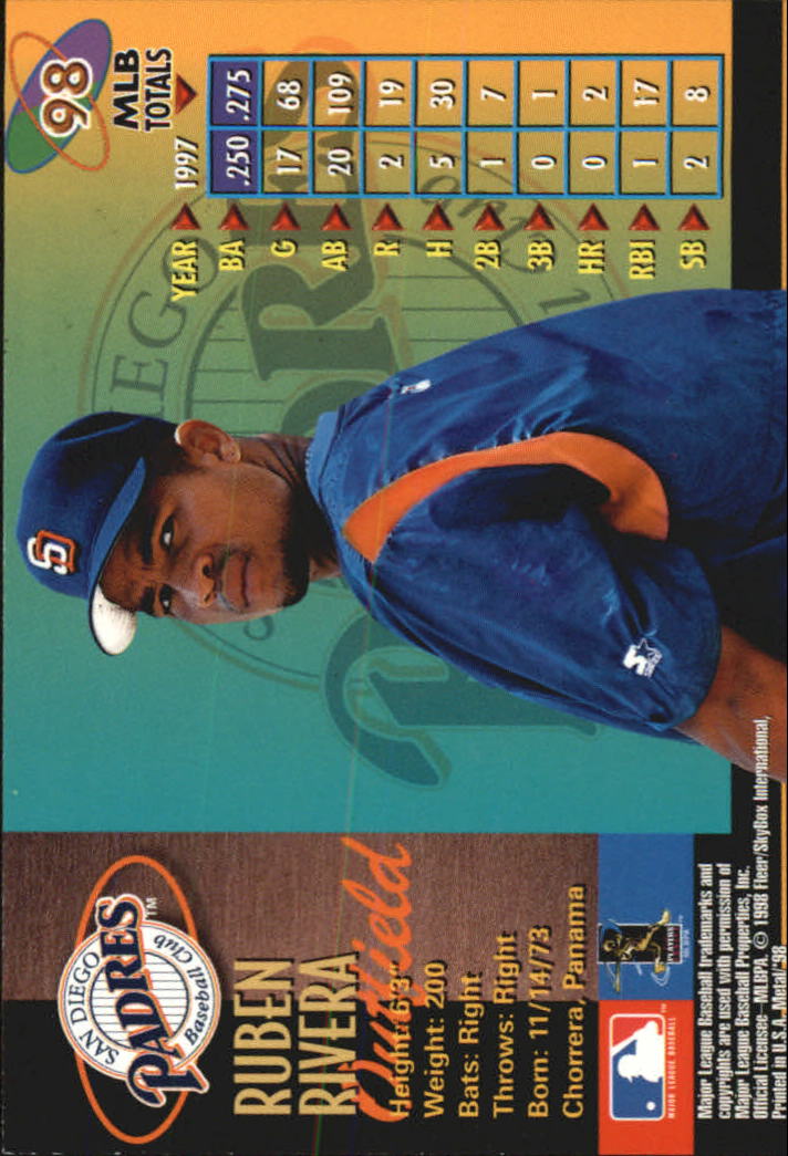 1998 Metal Universe Baseball "Main Set" Cards - Picture 195 of 441