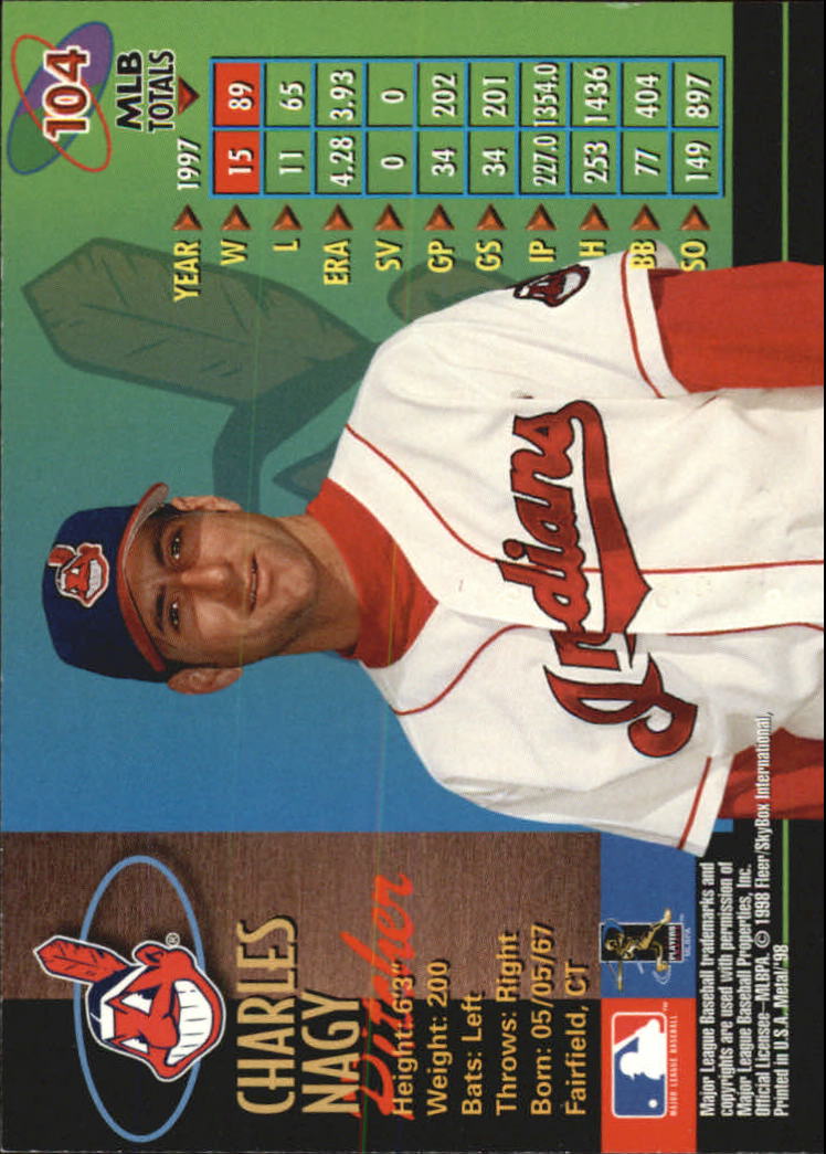 1998 Metal Universe Baseball "Main Set" Cards - Picture 207 of 441