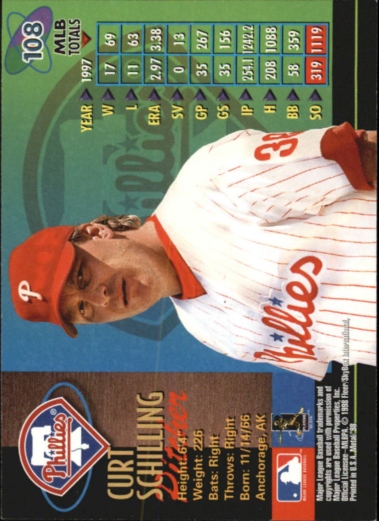 1998 Metal Universe Baseball "Main Set" Cards - Picture 215 of 441