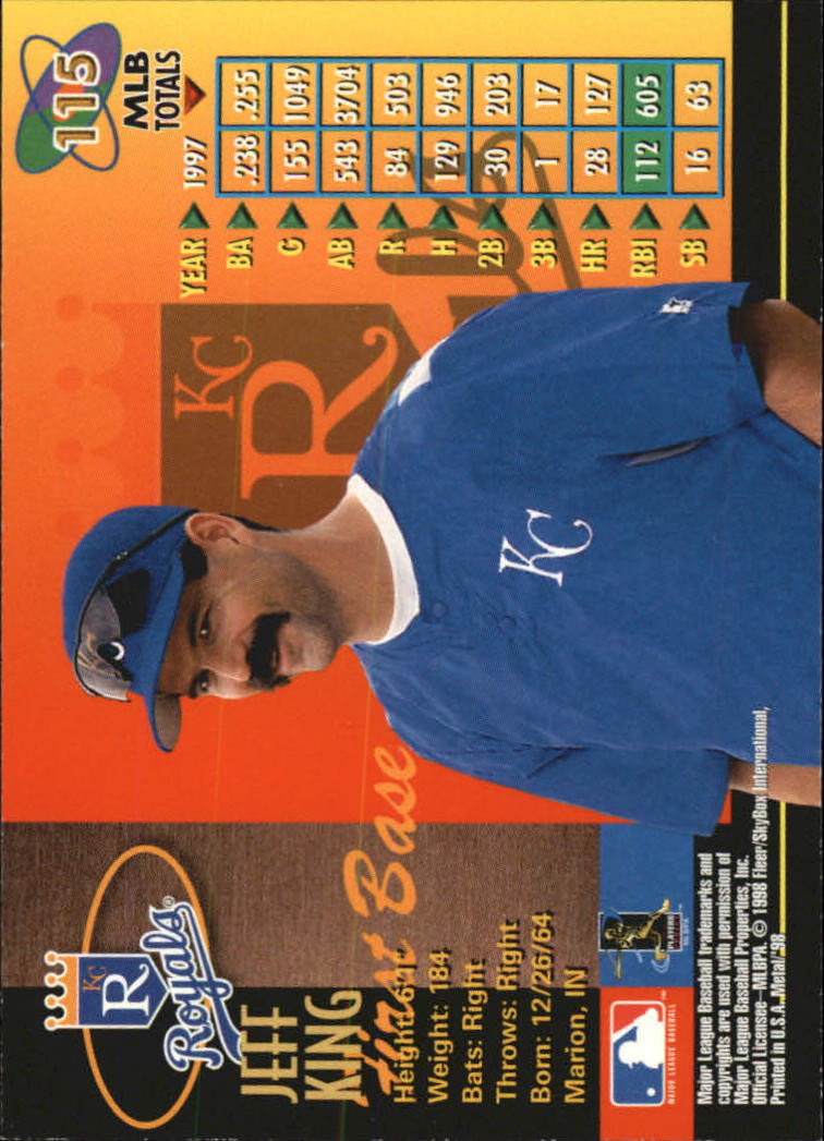 1998 Metal Universe Baseball "Main Set" Cards - Picture 229 of 441
