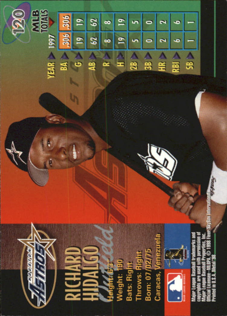 1998 Metal Universe Baseball "Main Set" Cards - Picture 239 of 441