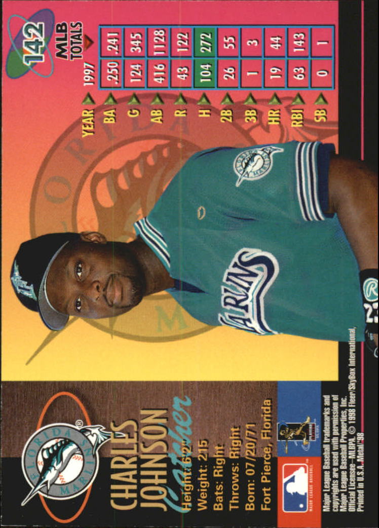 1998 Metal Universe Baseball "Main Set" Cards - Picture 283 of 441