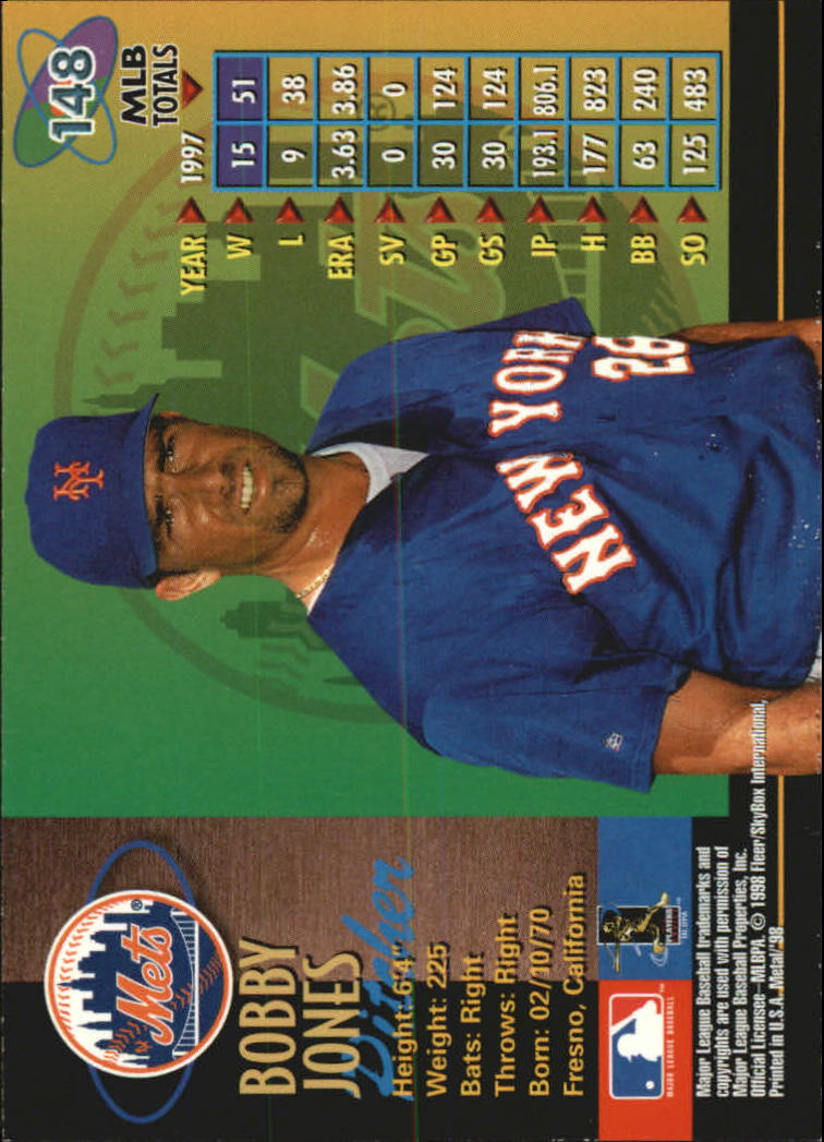 1998 Metal Universe Baseball "Main Set" Cards - Picture 295 of 441