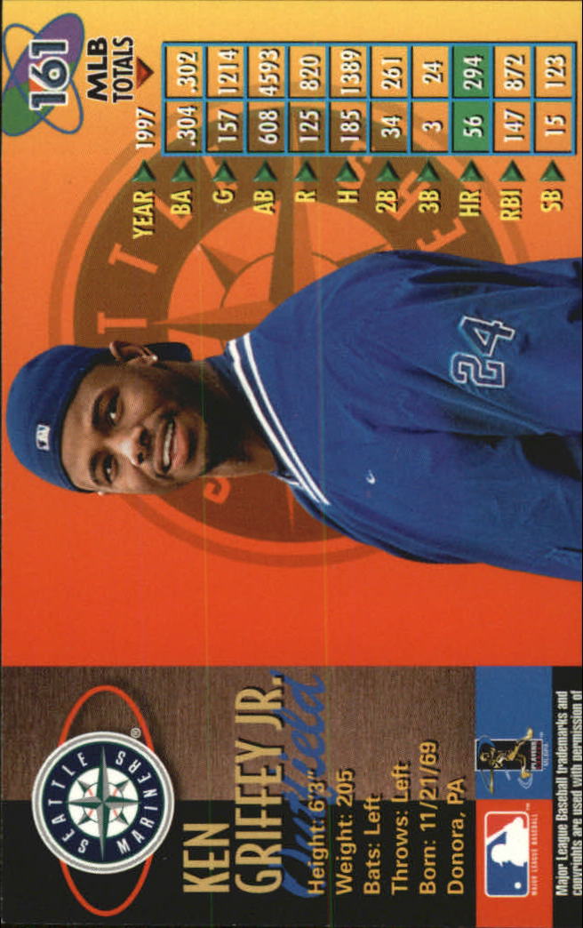 1998 Metal Universe Baseball "Main Set" Cards - Picture 321 of 441
