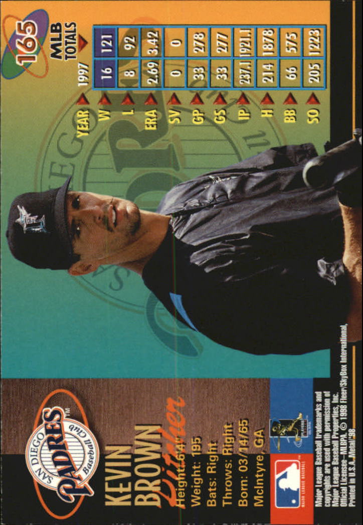 1998 Metal Universe Baseball "Main Set" Cards - Picture 329 of 441